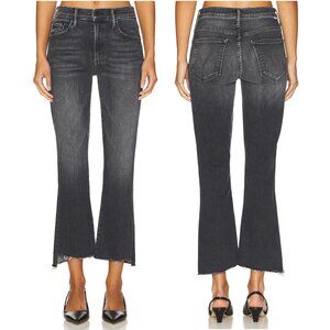 MOTHER The Insider Crop Step Fray Jeans Size 33 NWT
